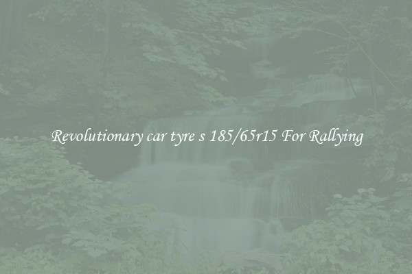 Revolutionary car tyre s 185/65r15 For Rallying