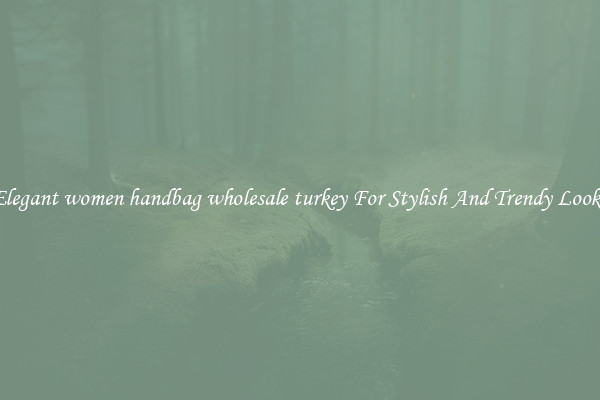 Elegant women handbag wholesale turkey For Stylish And Trendy Looks