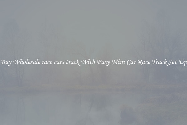 Buy Wholesale race cars track With Easy Mini Car Race Track Set Up