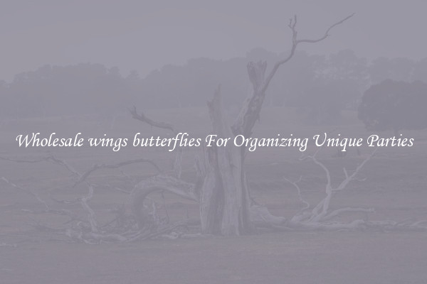 Wholesale wings butterflies For Organizing Unique Parties