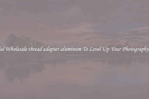 Useful Wholesale thread adapter aluminum To Level Up Your Photography Skill