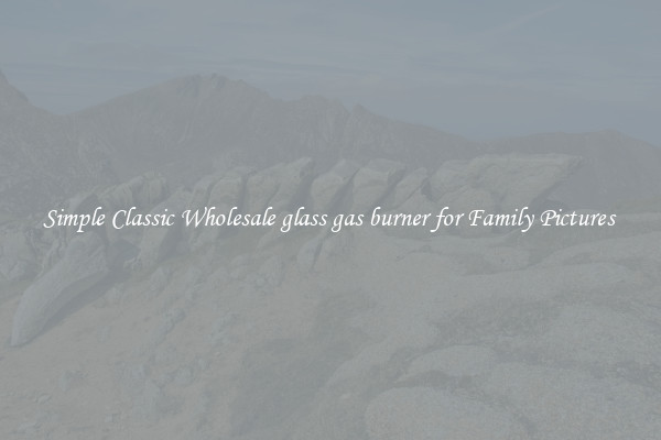 Simple Classic Wholesale glass gas burner for Family Pictures 
