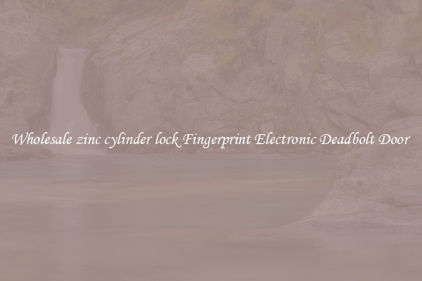 Wholesale zinc cylinder lock Fingerprint Electronic Deadbolt Door 
