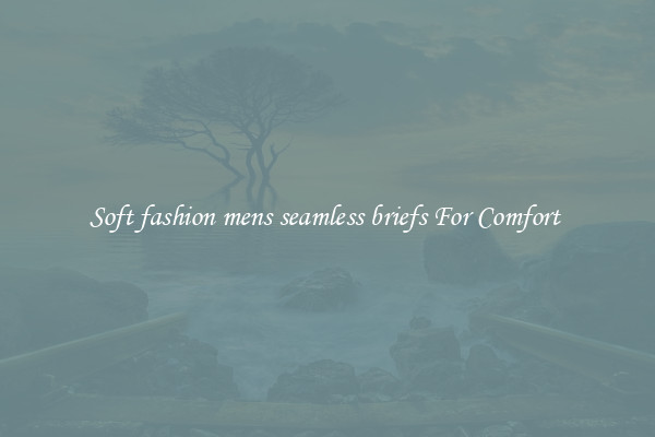 Soft fashion mens seamless briefs For Comfort 